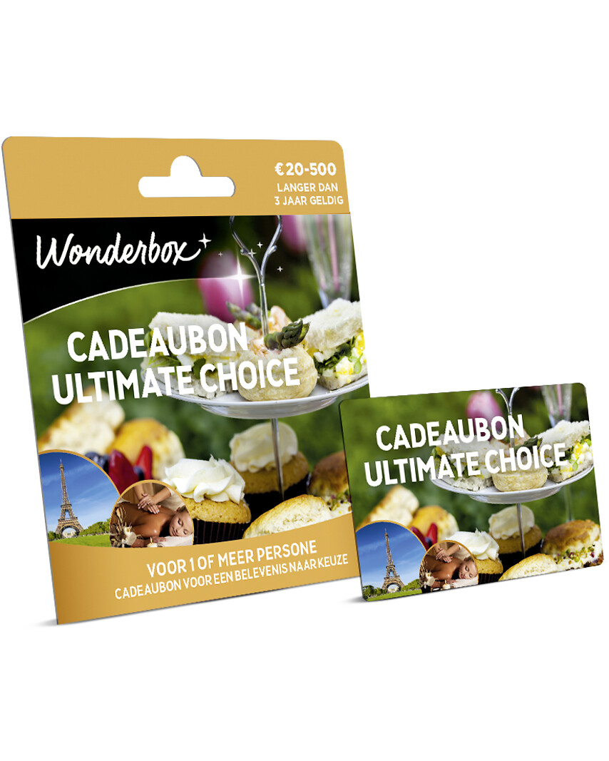 Cadeaubon Ultimate Choice